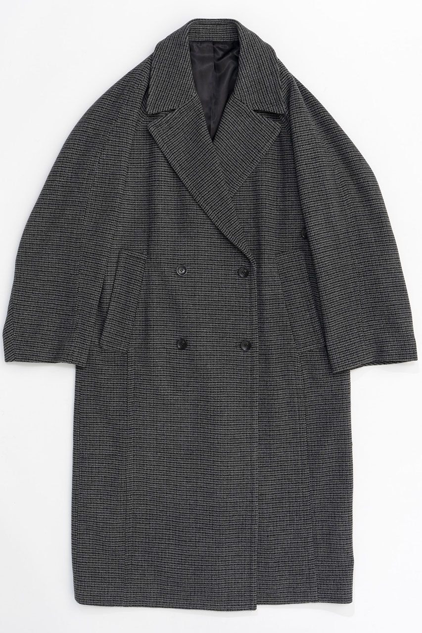 MAISON SPECIAL Gun Club Plaid Long Coat/ガンクラブロングコート (MLT1(マルチカラー), FREE) メゾンスペシャル ELLE SHOP