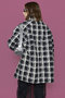 Checkered Over Silhouette Middle Coat/チェックオーバーミドルコート メゾンスペシャル/MAISON SPECIAL