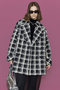 Checkered Over Silhouette Middle Coat/チェックオーバーミドルコート メゾンスペシャル/MAISON SPECIAL