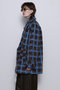 Checkered Over Silhouette Middle Coat/チェックオーバーミドルコート メゾンスペシャル/MAISON SPECIAL