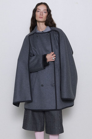 メゾンスペシャル/MAISON SPECIALのWith Muffler Tent Coat/マフラーテントコート(110900/110903)