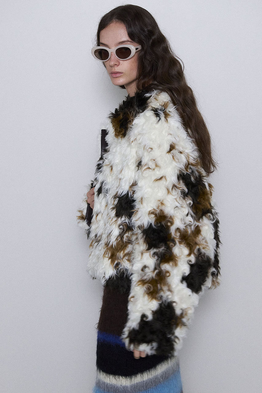 MAISON SPECIAL(メゾンスペシャル)｜Curl Faux Fur Coat/カール