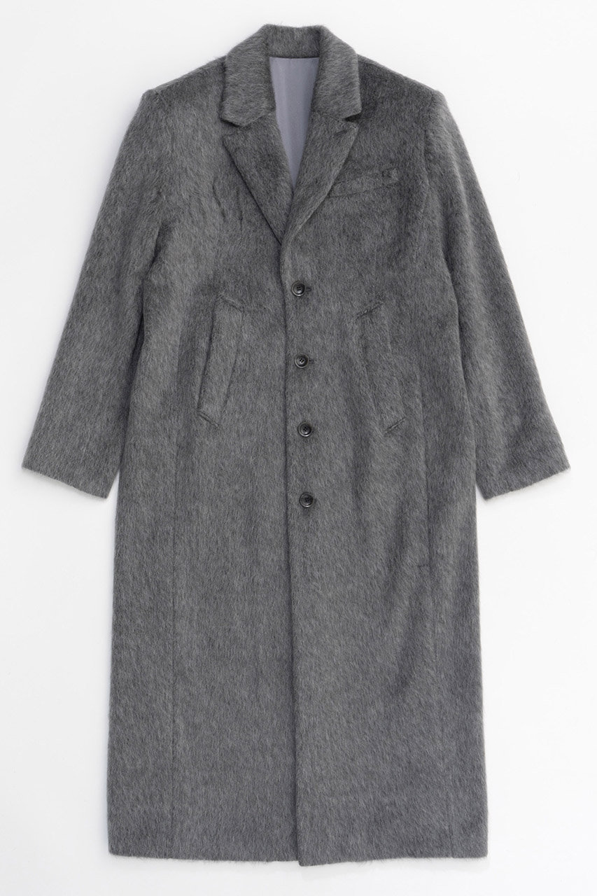 メゾンスペシャル/MAISON SPECIALの【予約販売】Mohair Shaggy Long Coat/モヘアシャギーロングコート(GRY(グレー)/21242165801)