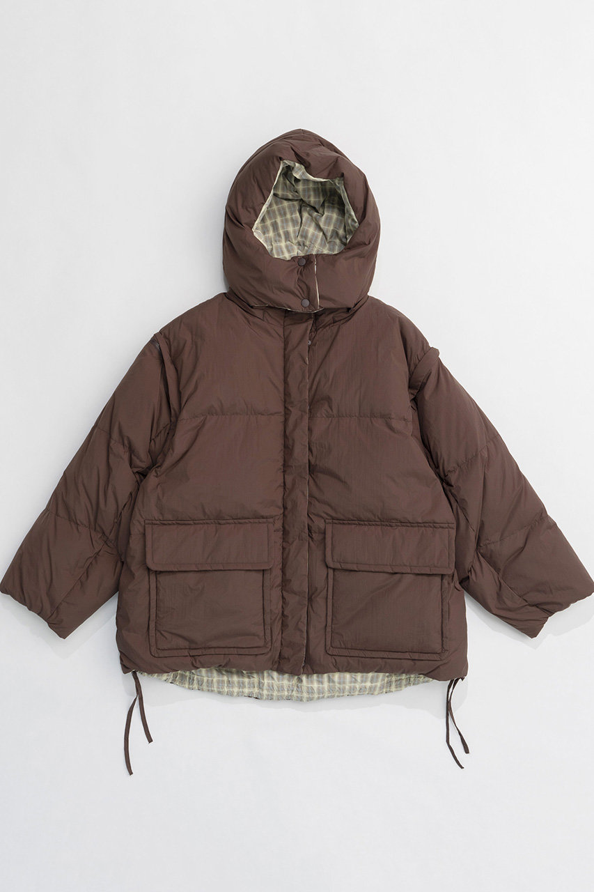 メゾンスペシャル/MAISON SPECIALの【予約販売】Multiway Reversible Down Jacket/マルチウェイリバーシブルダウン(BRN(ブラウン)/21242215206)