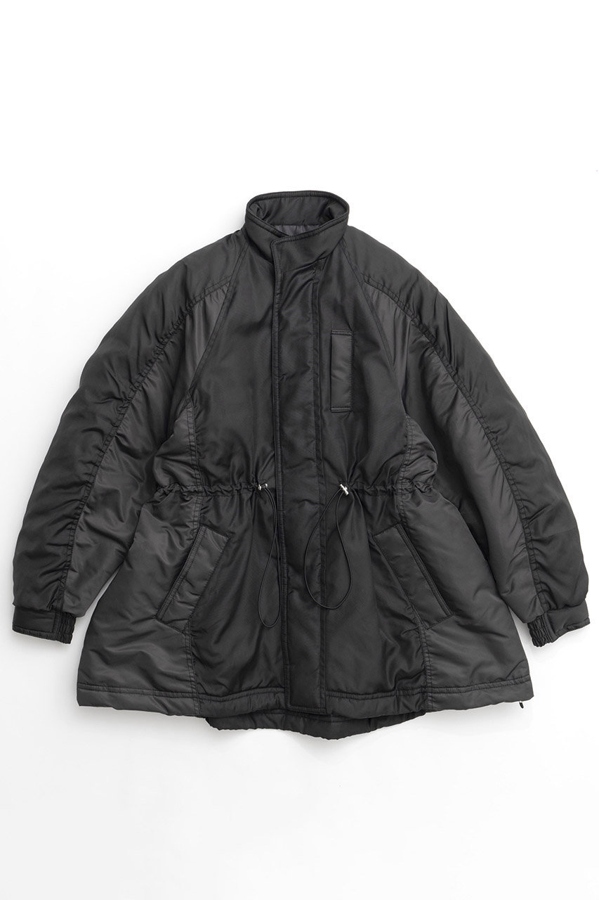 メゾンスペシャル/MAISON SPECIALのOxford Fabric Work Padded Coat/オックスワークパテッドコート(BLK(ブラック)/21242215310)