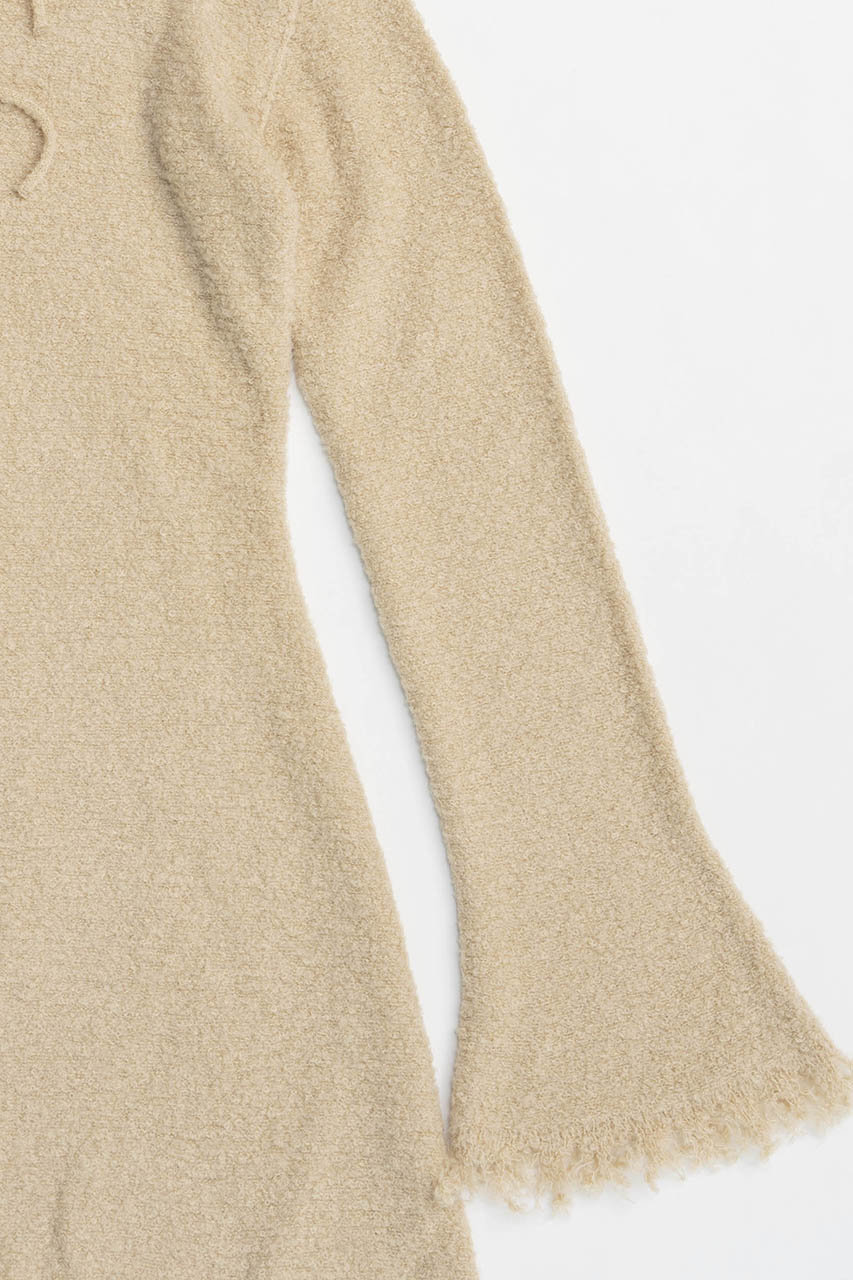 MAISON SPECIAL(メゾンスペシャル)｜Ribbon Detail Scrub Fabric