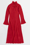 Ribbon Detail Scrub Fabric Maxidresses/リボンスクラブワンピース メゾンスペシャル/MAISON SPECIAL RED(レッド)