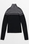 【予約販売】Washable Wool Retro Sports Turtleneck Knit Tops/ウォッシャブルウールレトロスポーツタートル メゾンスペシャル/MAISON SPECIAL BLK(ブラック)