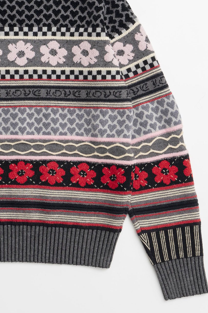 maison special フラワージャガードニット MAISON SPECIAL（メゾンスペシャル）の「Floral Pattern