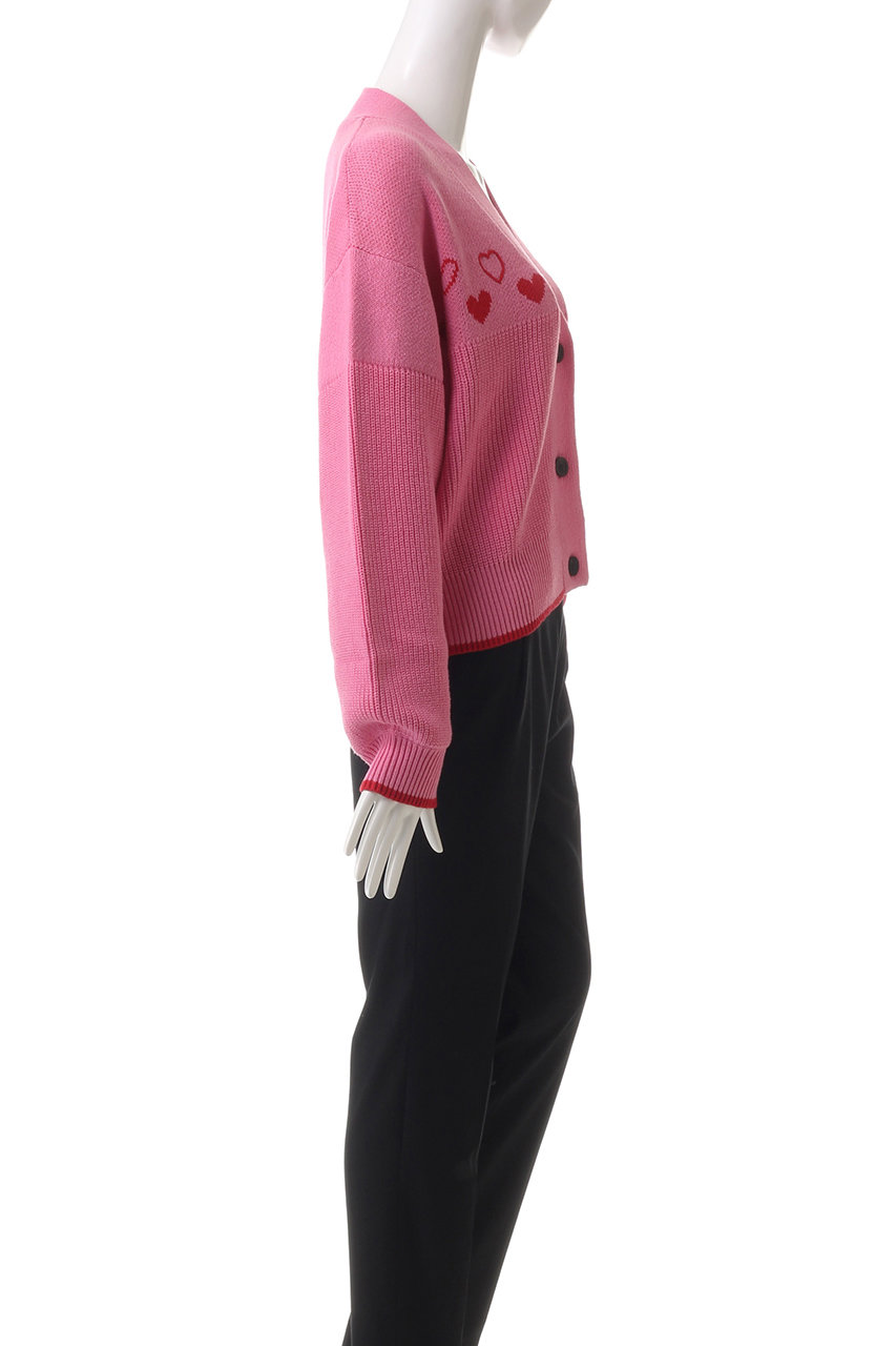 MAISON SPECIAL(メゾンスペシャル)｜Heart Jacquard Short Length Knit