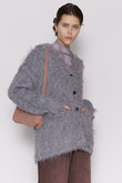 Fluffy Shaggy Knit Cardigan/フラッフィーシャギーカーディガン