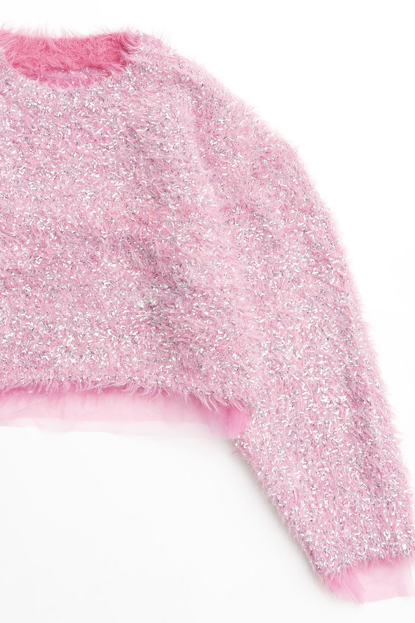 MAISON SPECIAL / Sparkling Shaggy Knit Pullover/FREE/ナイロン/GRY/21242365703// MAISON SPECIAL(メゾンスペシャル)｜Sparkling Shaggy Knit Pullover
