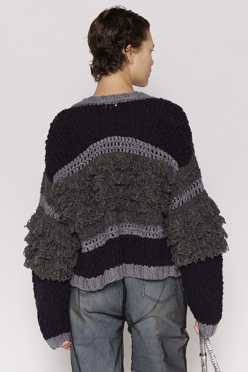 MAISON SPECIAL カーディガン Shaggy Fringe Hand Cardigan