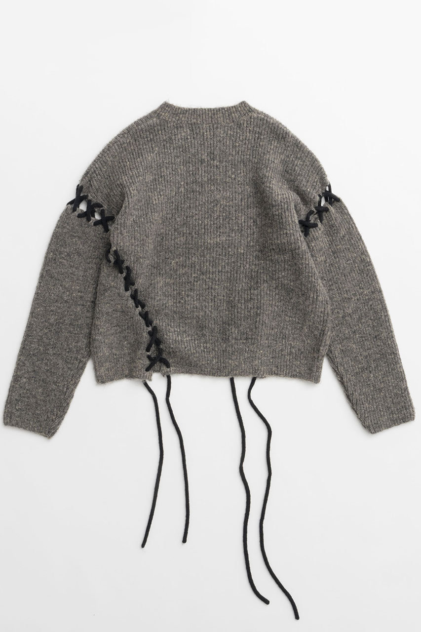 MAISON SPECIAL ベスト ジレ Bumpy Knit Tops/でこぼこニット
