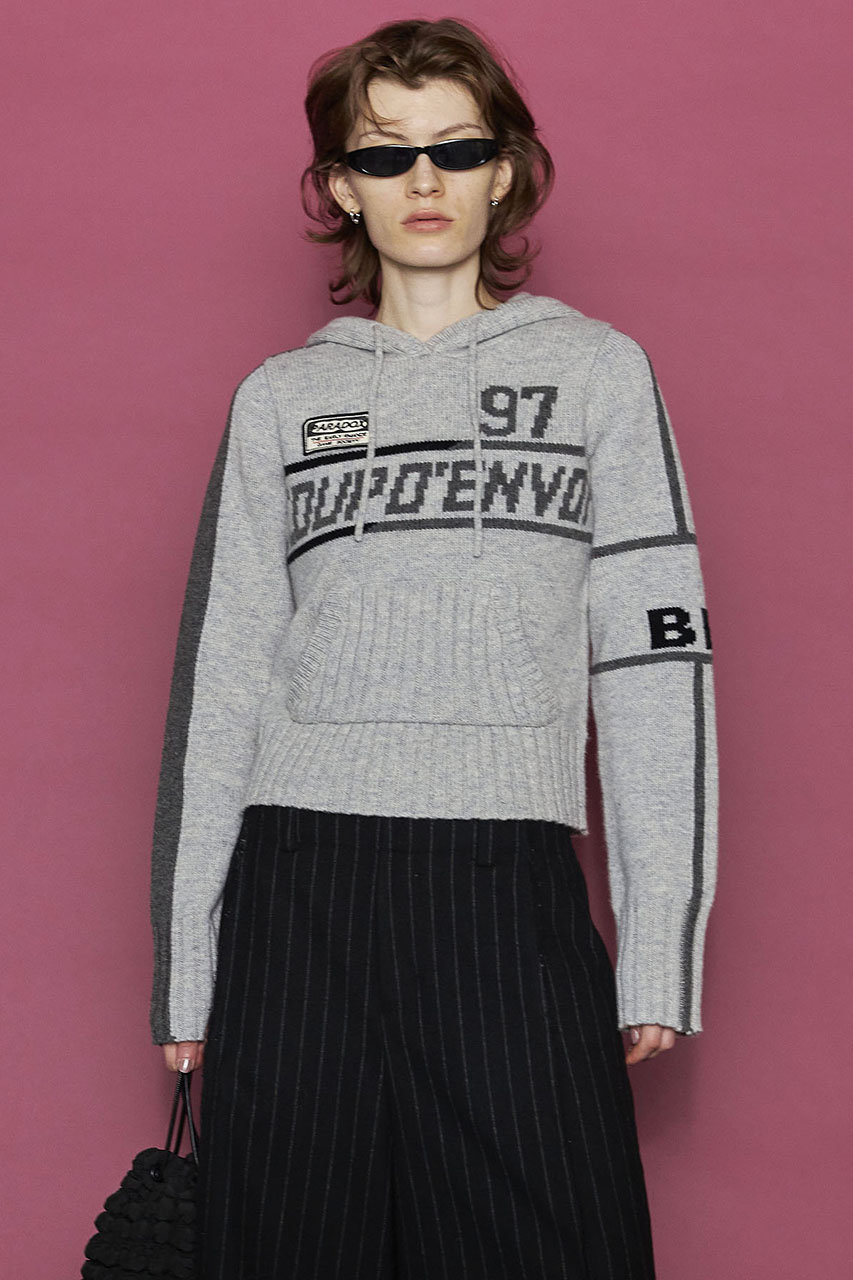 MAISON SPECIAL(メゾンスペシャル)｜Kick Off Hoodie Knit Tops