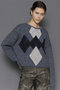 Argyle Knit Tops/アーガイルニットトップ メゾンスペシャル/MAISON SPECIAL