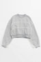 【予約販売】Tulle Layered Sweatshirt/チュールレイヤードスウェット メゾンスペシャル/MAISON SPECIAL L.GRY(ライトグレー)