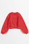 【予約販売】Tulle Layered Sweatshirt/チュールレイヤードスウェット メゾンスペシャル/MAISON SPECIAL RED(レッド)