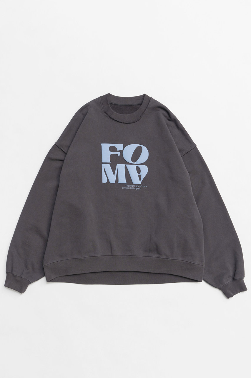 メゾンスペシャル/MAISON SPECIALの【予約販売】FOAM Puff Printing Pullover/FOAM発泡プリントプルオーバー(C.GRY(チャコールグレー)/21242415208)