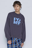 FOAM Puff Printing Pullover/FOAM発泡プリントプルオーバー