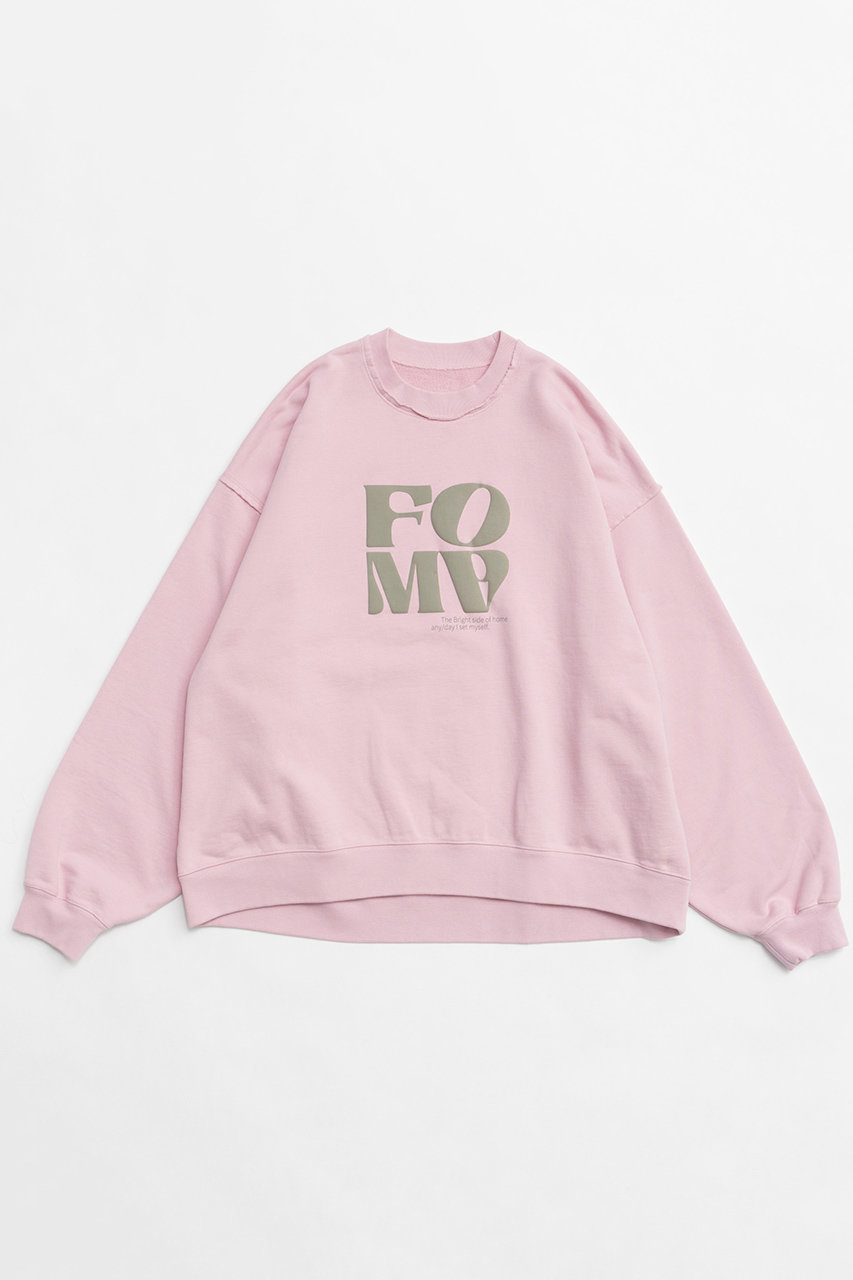 メゾンスペシャル/MAISON SPECIALの【予約販売】FOAM Puff Printing Pullover/FOAM発泡プリントプルオーバー(PNK(ピンク)/21242415208)