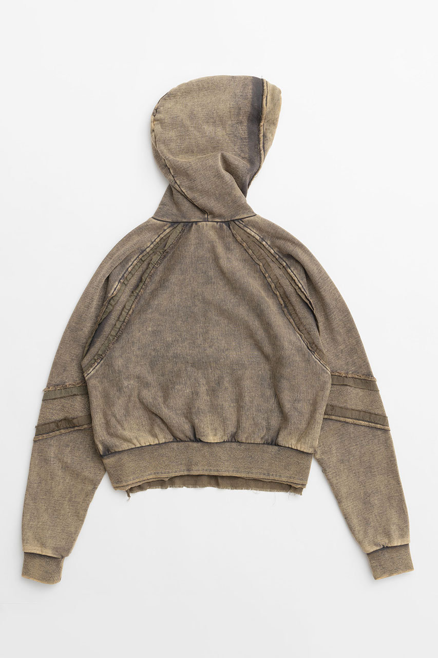 【MAISON SPECIAL メゾンスペシャル】クラッシュドショート パーカー MAISON SPECIAL(メゾンスペシャル)｜Crush Processing Short Length