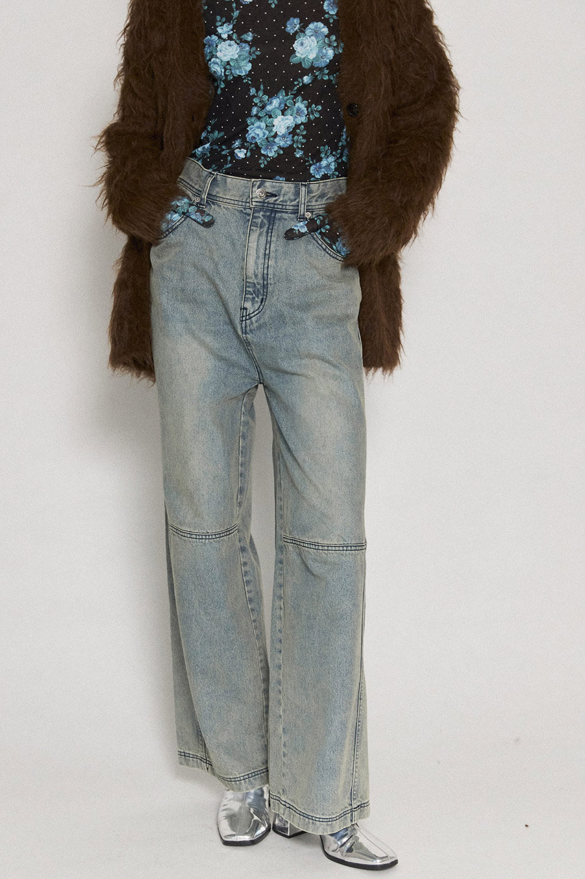 MAISON SPECIAL(メゾンスペシャル)｜Tulle Layer Denim Pants/チュール