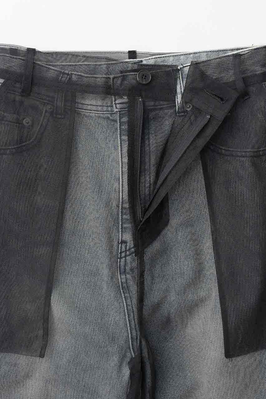 MAISON SPECIAL(メゾンスペシャル)｜Tulle Layer Denim Pants/チュール