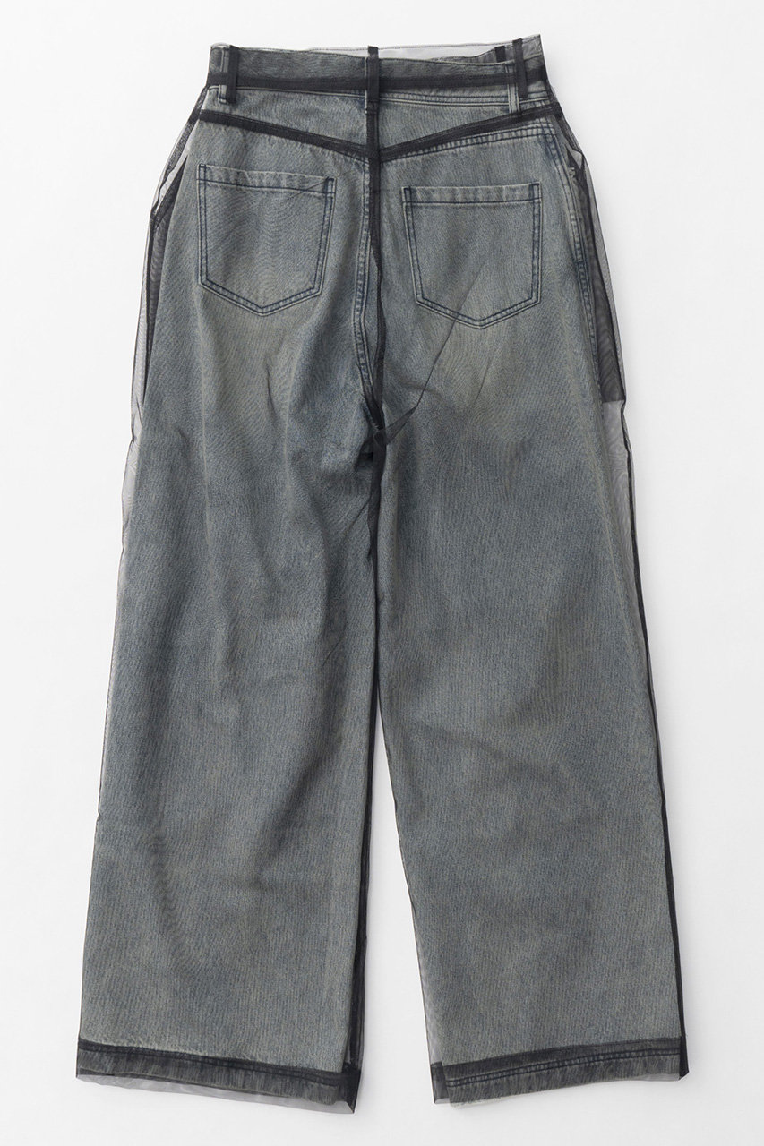 MAISON SPECIAL(メゾンスペシャル)｜Tulle Layer Denim Pants/チュール