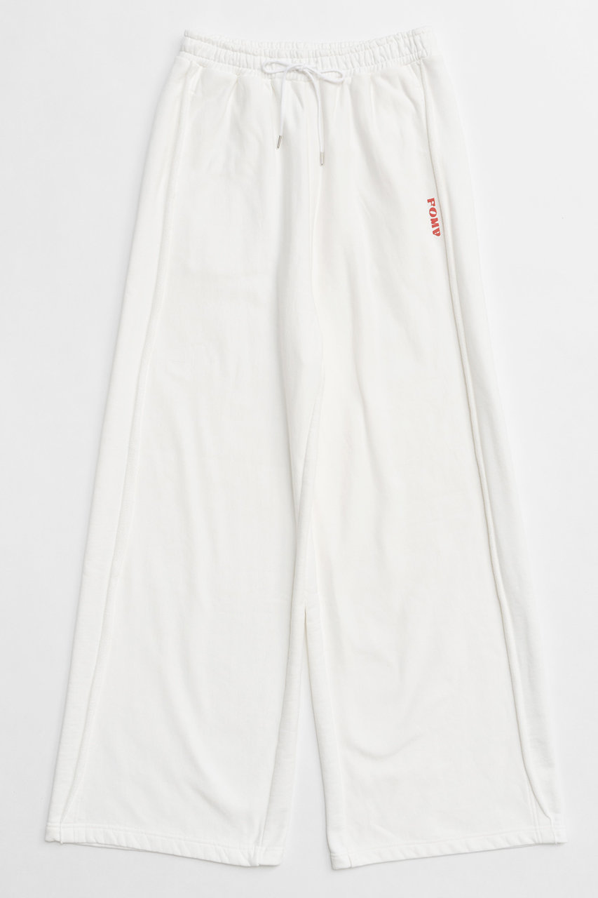 メゾンスペシャル/MAISON SPECIALのFOAM Printing Sweatpants/FOAMプリントスウェットパンツ(WHT(ホワイト)/21242465313)