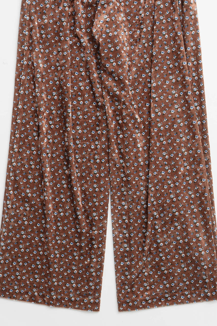 MAISON SPECIAL(メゾンスペシャル)|Flower Velor Easy Pants MAISON SPECIAL(メゾンスペシャル)|Flower Velor Easy Pants