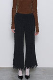 Kable Knitting Border Pants/ケーブルボーダーニットパンツ
