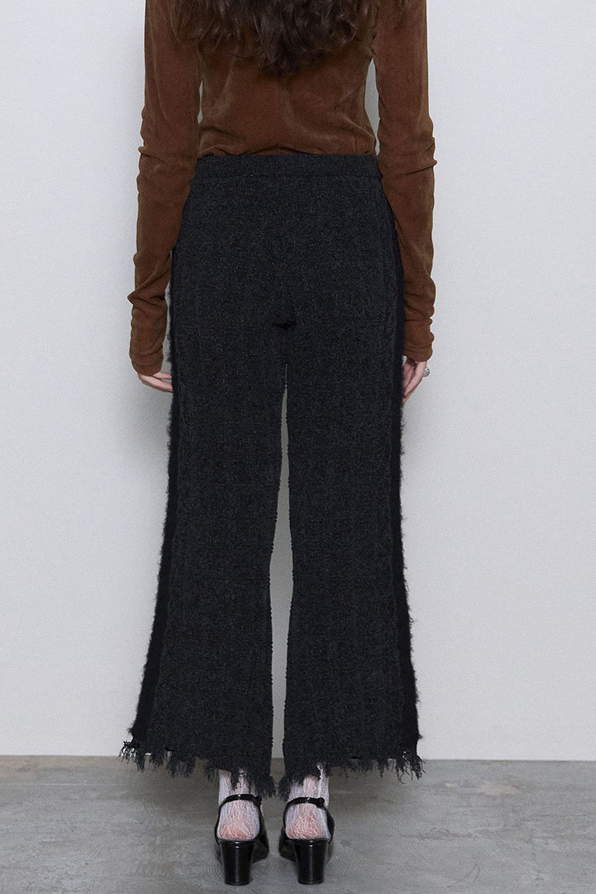 MAISON SPECIAL(メゾンスペシャル)｜Kable Knitting Border Pants
