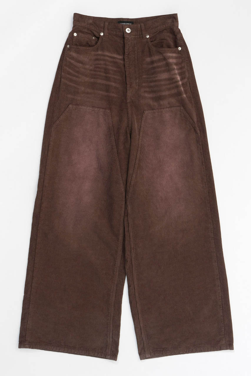 MAISON SPECIAL Corduroy Baggy Pants/コーデュロイバギーパンツ (BRN(ブラウン), 36) メゾンスペシャル ELLE SHOP MAISON SPECIAL Corduroy Baggy Pants/コーデュロイバギーパンツ (BRN(ブラウン), 36) メゾンスペシャル ELLE SHOP