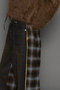 Plaid Pattern Bicolor Denim Pants/チェックバイカラーデニム メゾンスペシャル/MAISON SPECIAL