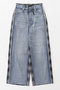 Plaid Pattern Bicolor Denim Pants/チェックバイカラーデニム メゾンスペシャル/MAISON SPECIAL BLU(ブルー)