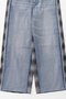Plaid Pattern Bicolor Denim Pants/チェックバイカラーデニム メゾンスペシャル/MAISON SPECIAL