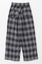 Plaid Pattern Bicolor Denim Pants/チェックバイカラーデニム メゾンスペシャル/MAISON SPECIAL