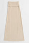 Knit Maxi Length Skirt/マキシニットスカート メゾンスペシャル/MAISON SPECIAL IVR(アイボリー)