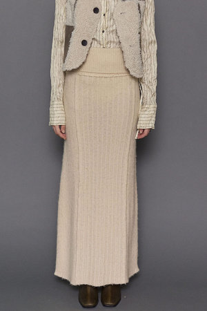 メゾンスペシャル/MAISON SPECIALのKnit Maxi Length Skirt/マキシニットスカート(110700/110703)