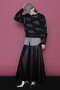 Tack Pleats Vegan Leather Long Skirt/タックプリーツヴィーガンレザーロングスカート メゾンスペシャル/MAISON SPECIAL