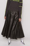 Tack Pleats Vegan Leather Long Skirt/タックプリーツヴィーガンレザーロングスカート メゾンスペシャル/MAISON SPECIAL