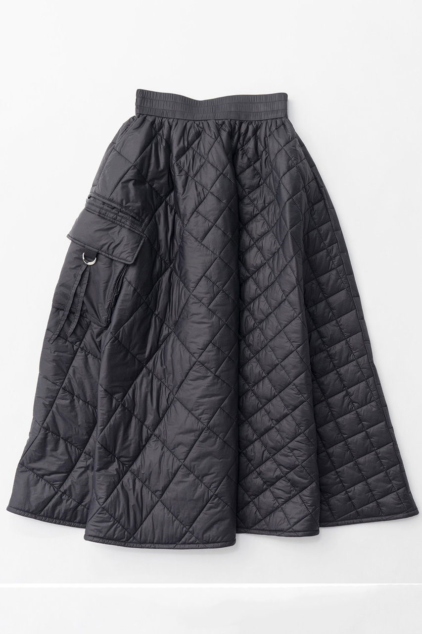 メゾンスペシャル/MAISON SPECIALの2way Multi Quilted Skirt/2WAYマルチキルティングスカート(BLK(ブラック)/21242515701)