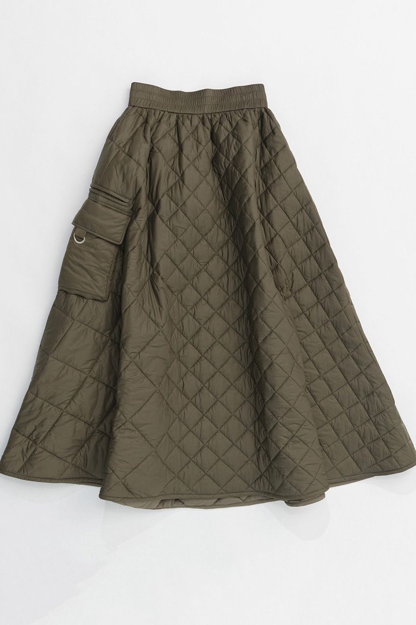 メゾンスペシャル/MAISON SPECIALの2way Multi Quilted Skirt/2WAYマルチキルティングスカート(KHK(カーキ)/21242515701)