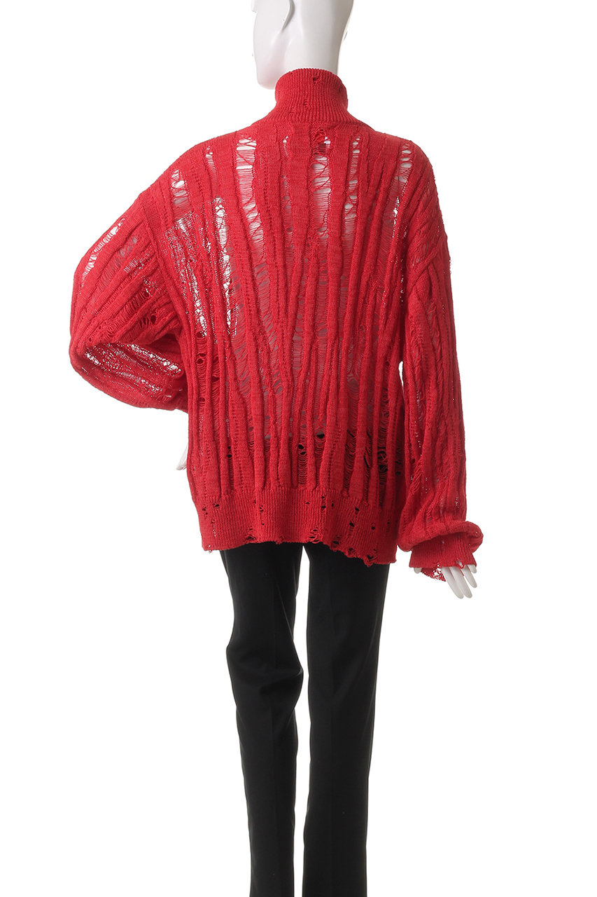 美品✨ MAISON SPECIAL MA-1 3Dニット スーベニアジャケット UNISEX》Prime-Over Landscape Painting Crew Neck Knit