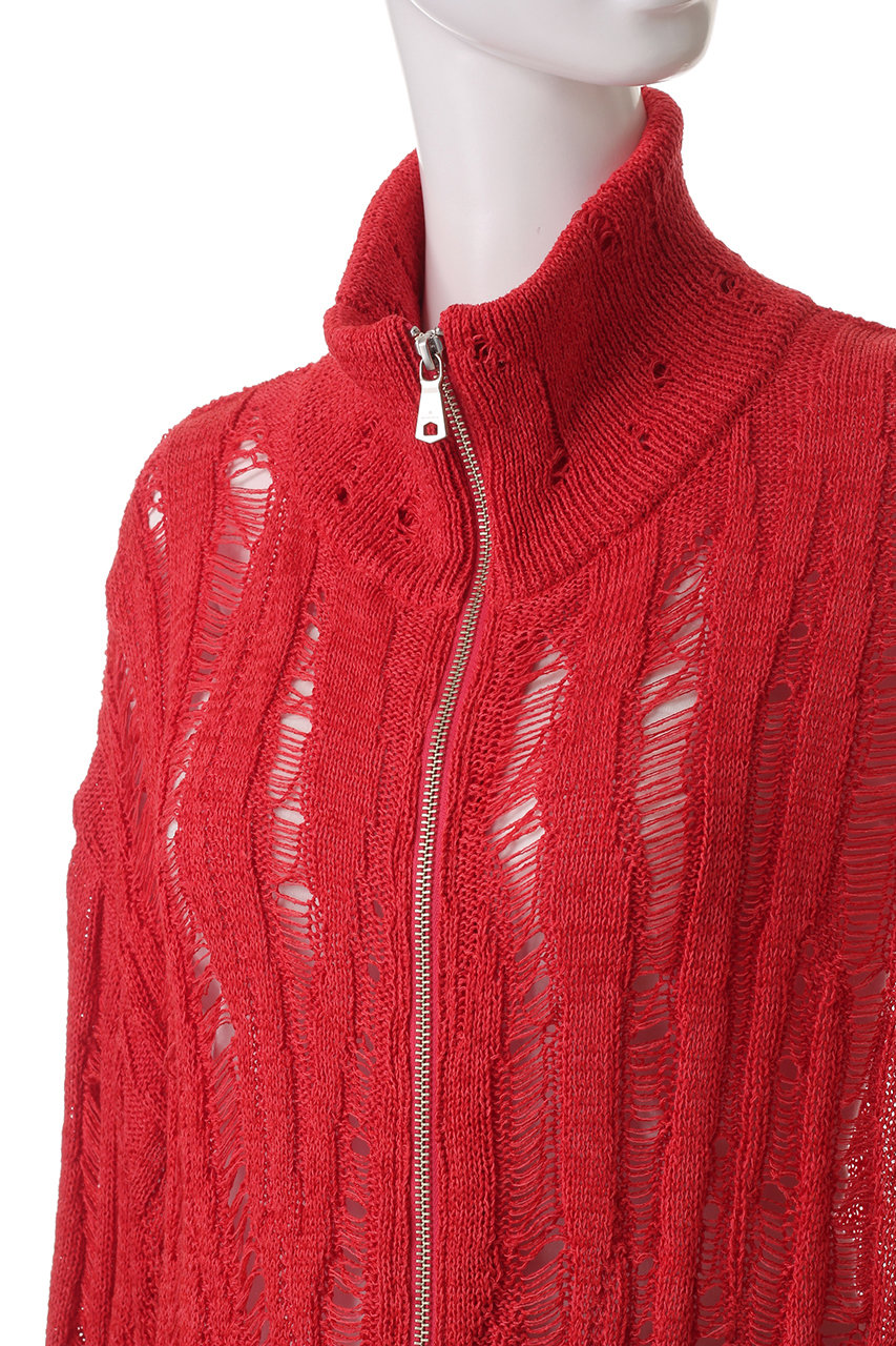 美品✨ MAISON SPECIAL MA-1 3Dニット スーベニアジャケット MAISON SPECIAL ニット セーター Nep Yarn Linking Knit Tops