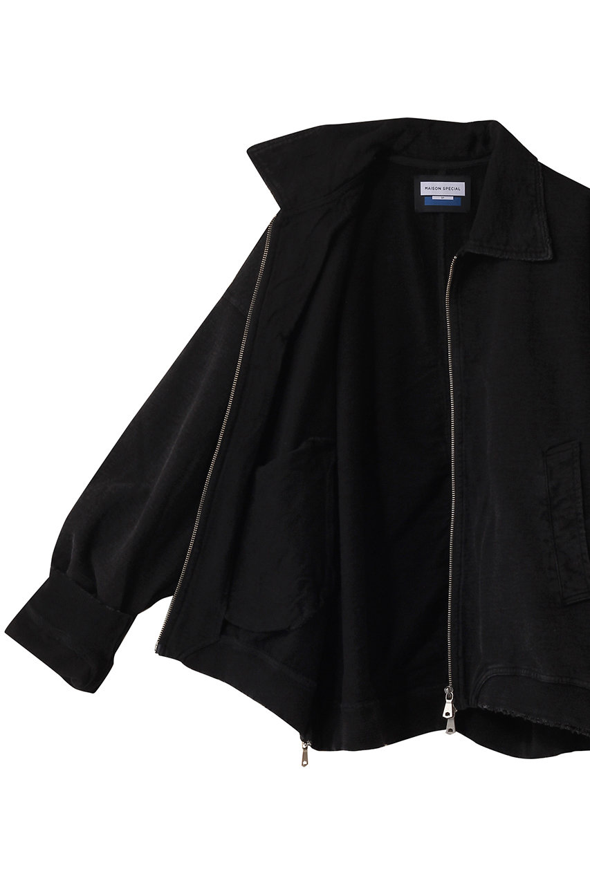 MAISON SPECIAL エナメルパッファーブルゾン黒 MAISON SPECIAL ブルゾン アウター Enamel Puffer Blouson
