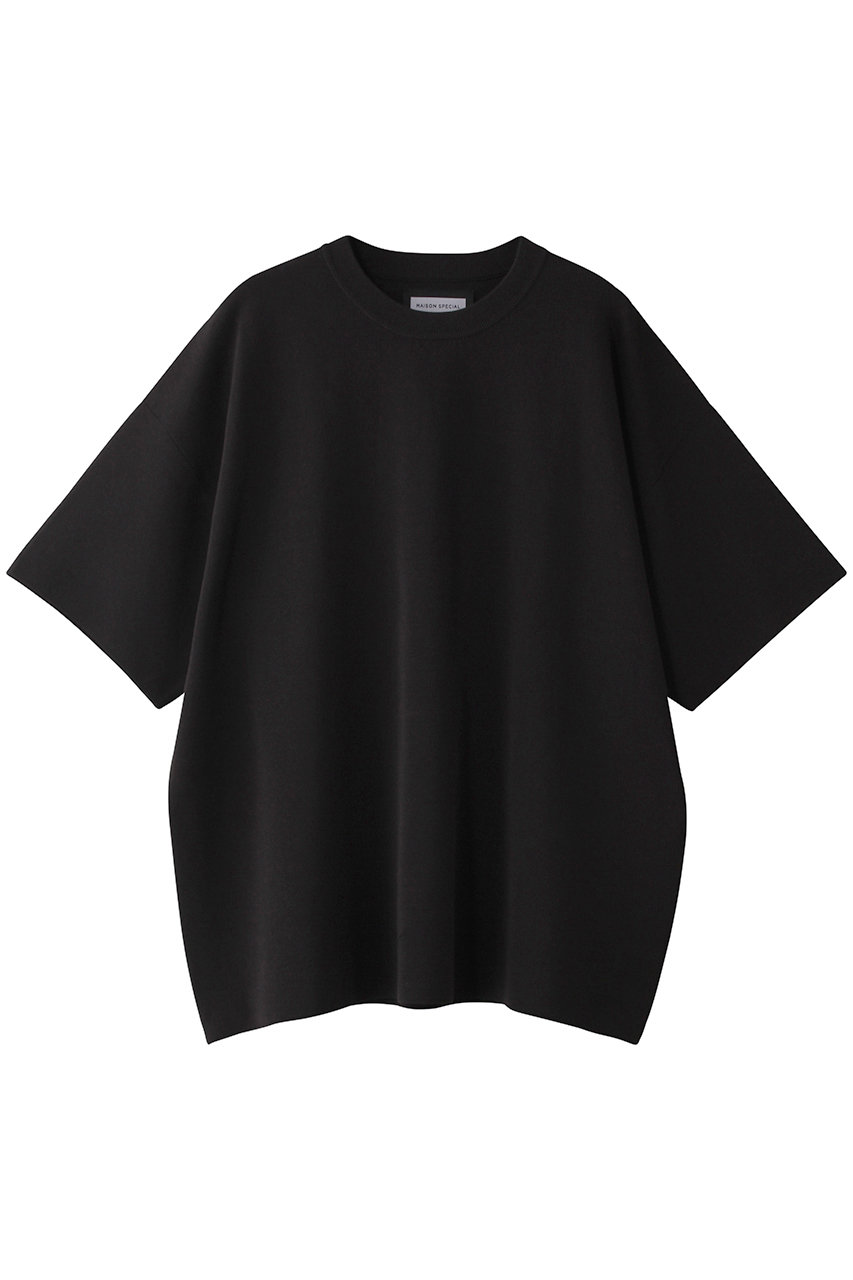 MAISON SPECIAL 【UNISEX】18gauge ウォッシャブルミラノリブS/Sニット (C.GRY(チャコールグレー), 0) メゾンスペシャル ELLE SHOP MAISON SPECIAL 【UNISEX】18gauge ウォッシャブルミラノリブS/Sニット (C.GRY(チャコールグレー), 0) メゾンスペシャル ELLE SHOP