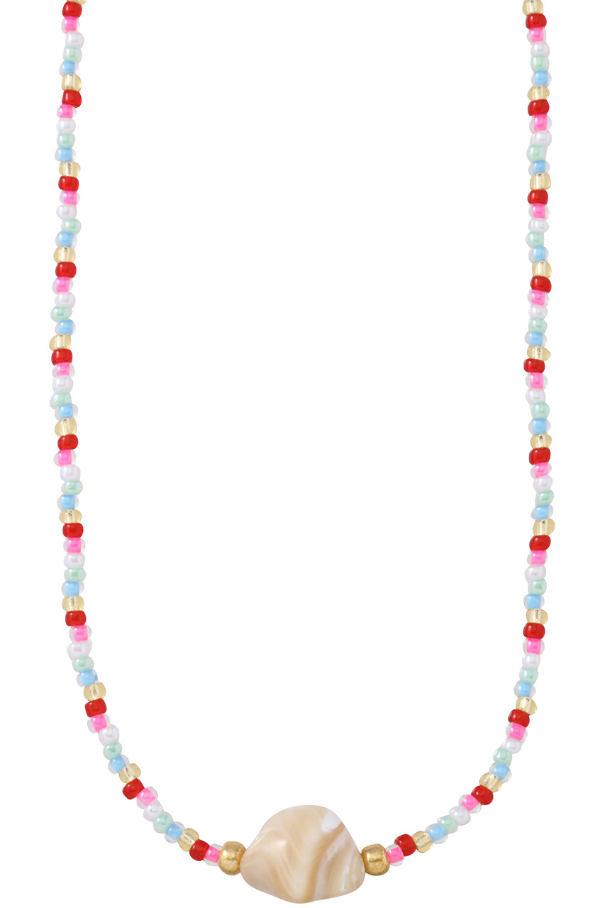 メゾンスペシャル/MAISON SPECIALのビーズコンビパールネックレス(PNK(ピンク)/21259665701)