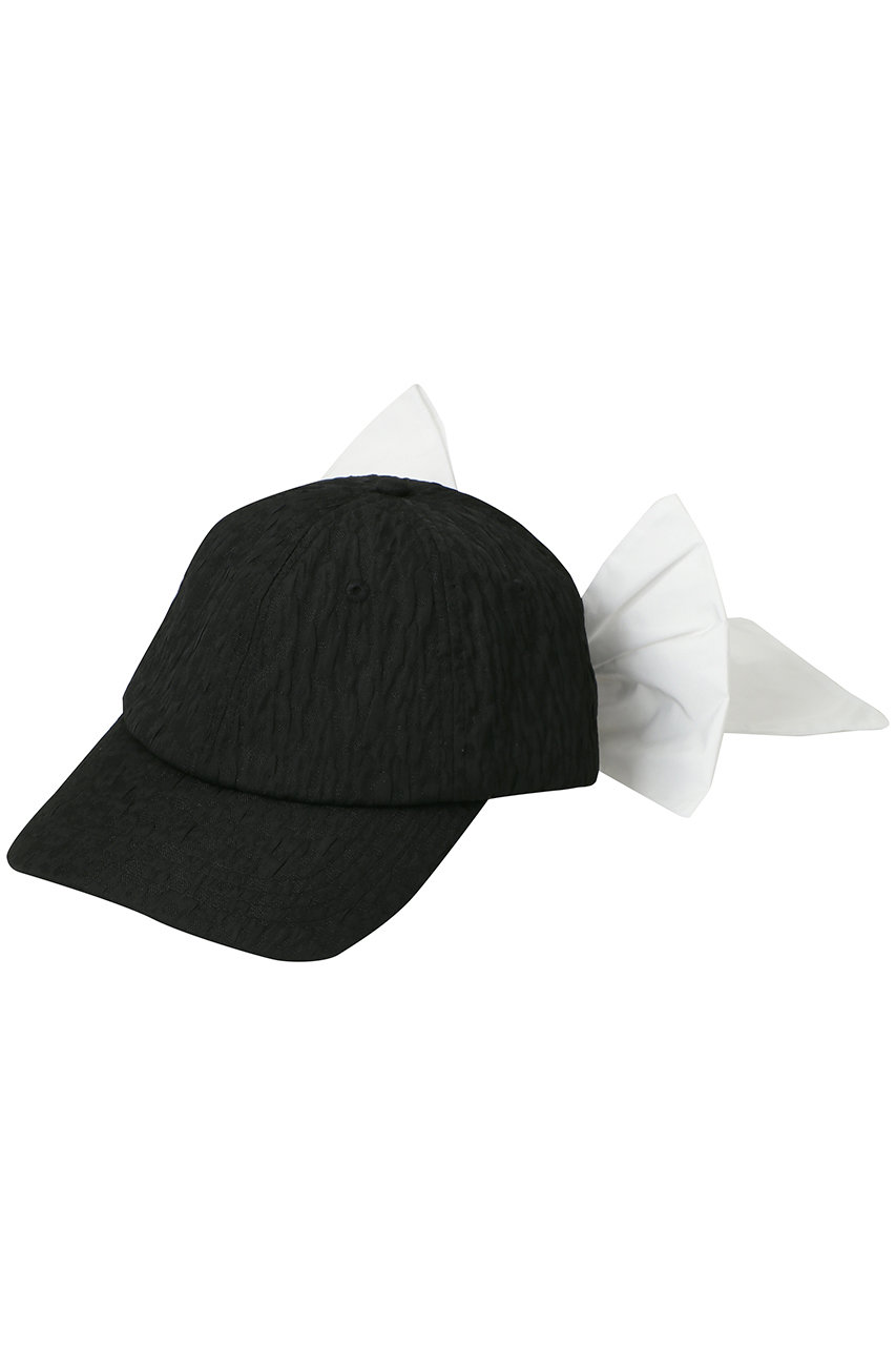 MAISON SPECIAL バックリボンキャップ (BLK(ブラック), FREE) メゾンスペシャル ELLE SHOP MAISON SPECIAL バックリボンキャップ (BLK(ブラック), FREE) メゾンスペシャル ELLE SHOP